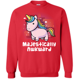 Sweatshirts Red / S Majestically Awkward Crewneck Sweatshirt