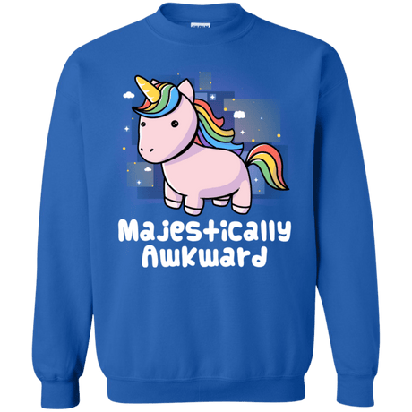 Sweatshirts Royal / S Majestically Awkward Crewneck Sweatshirt