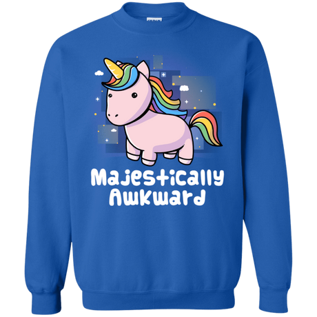 Sweatshirts Royal / S Majestically Awkward Crewneck Sweatshirt