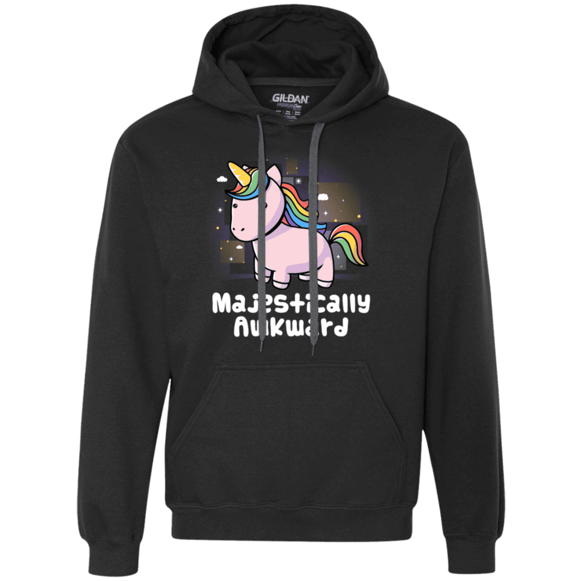 Sweatshirts Black / S Majestically Awkward Premium Fleece Hoodie