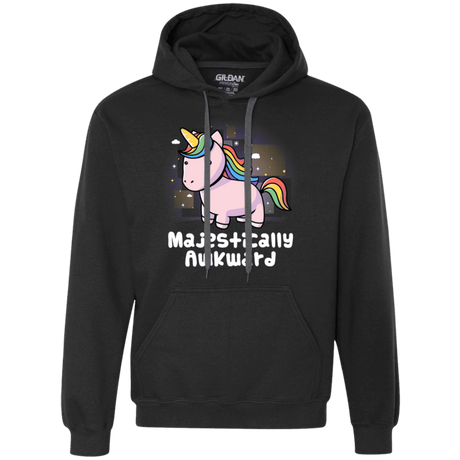 Sweatshirts Black / S Majestically Awkward Premium Fleece Hoodie