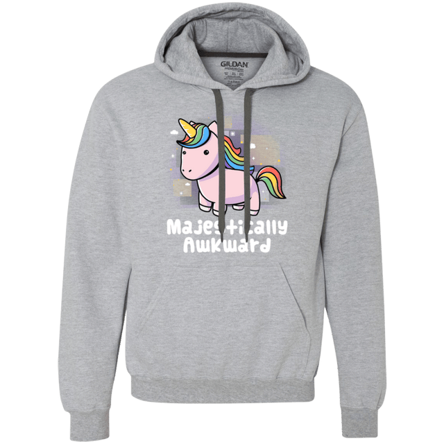 Sweatshirts Sport Grey / S Majestically Awkward Premium Fleece Hoodie