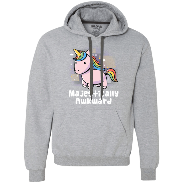 Sweatshirts Sport Grey / S Majestically Awkward Premium Fleece Hoodie