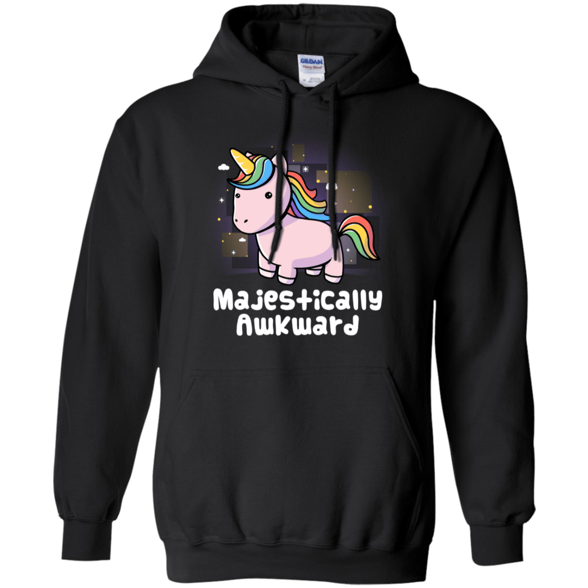 Sweatshirts Black / S Majestically Awkward Pullover Hoodie