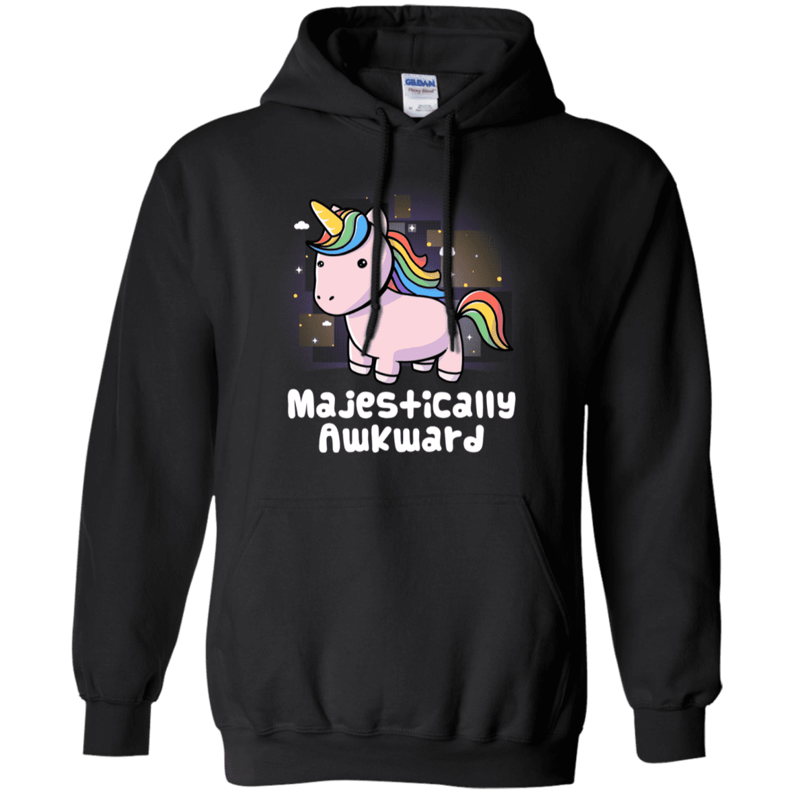 Sweatshirts Black / S Majestically Awkward Pullover Hoodie