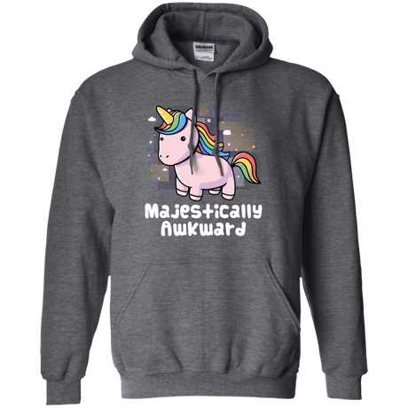 Sweatshirts Dark Heather / S Majestically Awkward Pullover Hoodie