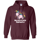 Sweatshirts Maroon / S Majestically Awkward Pullover Hoodie