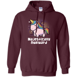 Sweatshirts Maroon / S Majestically Awkward Pullover Hoodie