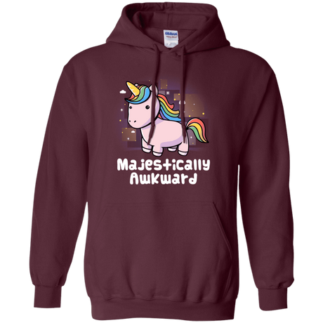 Sweatshirts Maroon / S Majestically Awkward Pullover Hoodie