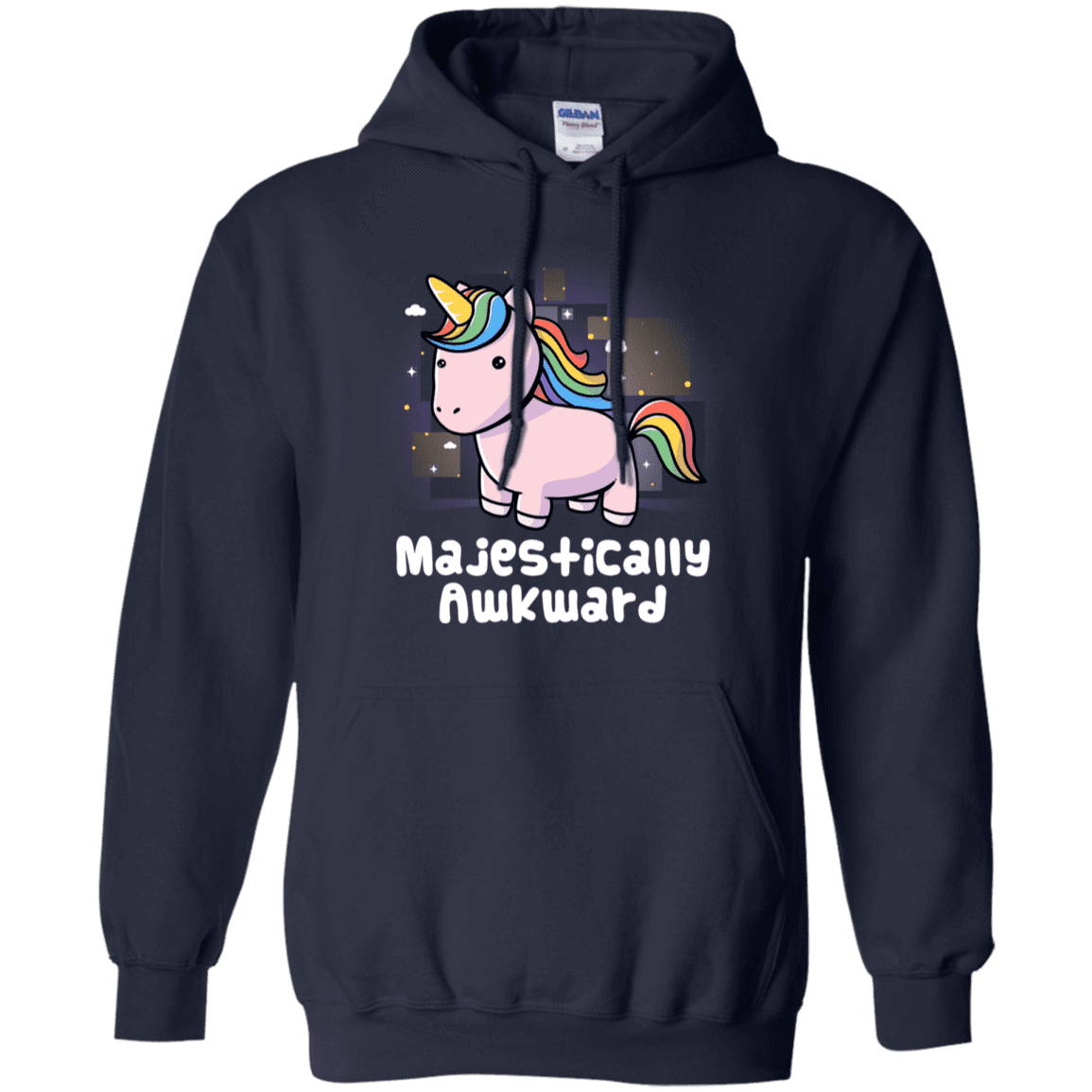 Sweatshirts Navy / S Majestically Awkward Pullover Hoodie