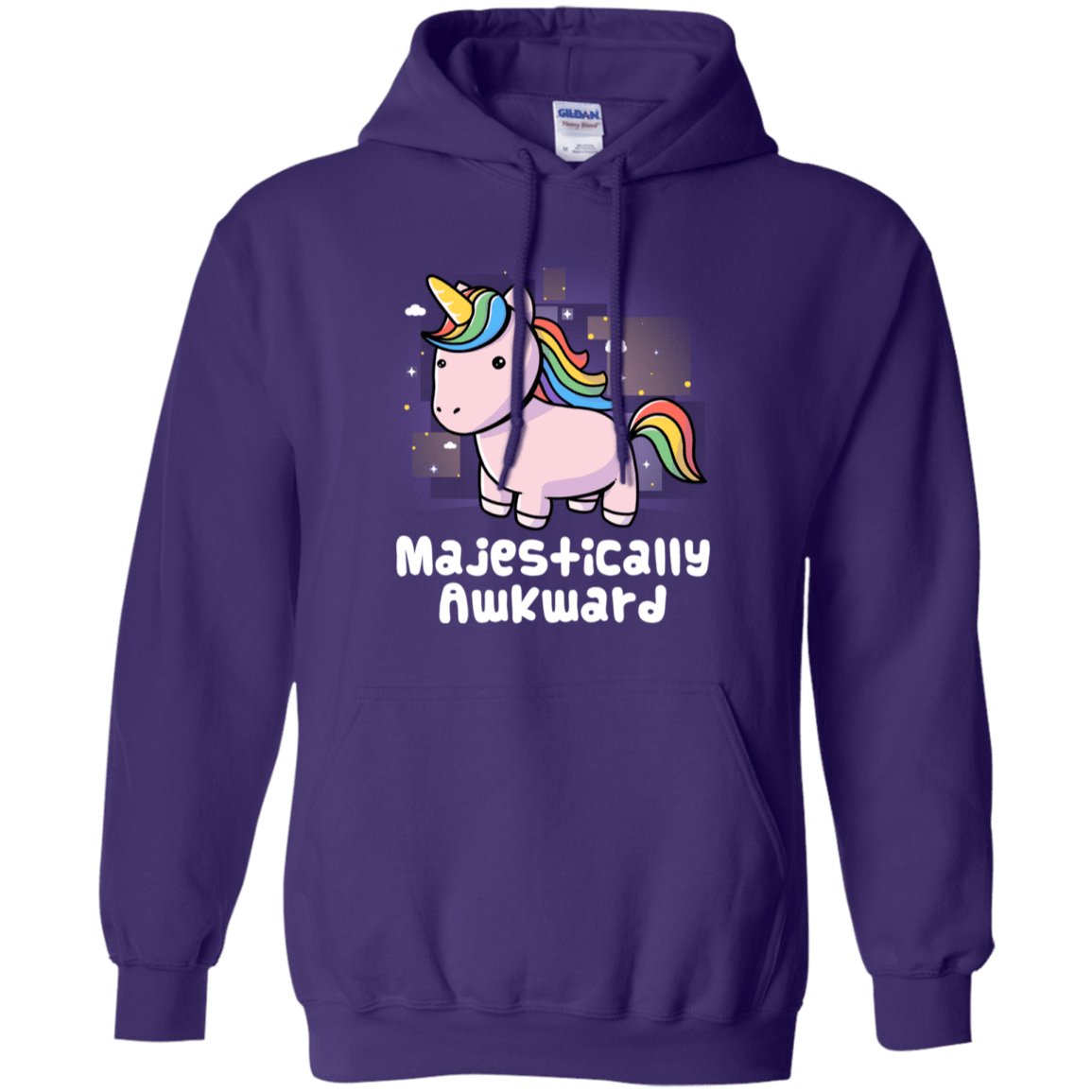 Sweatshirts Purple / S Majestically Awkward Pullover Hoodie