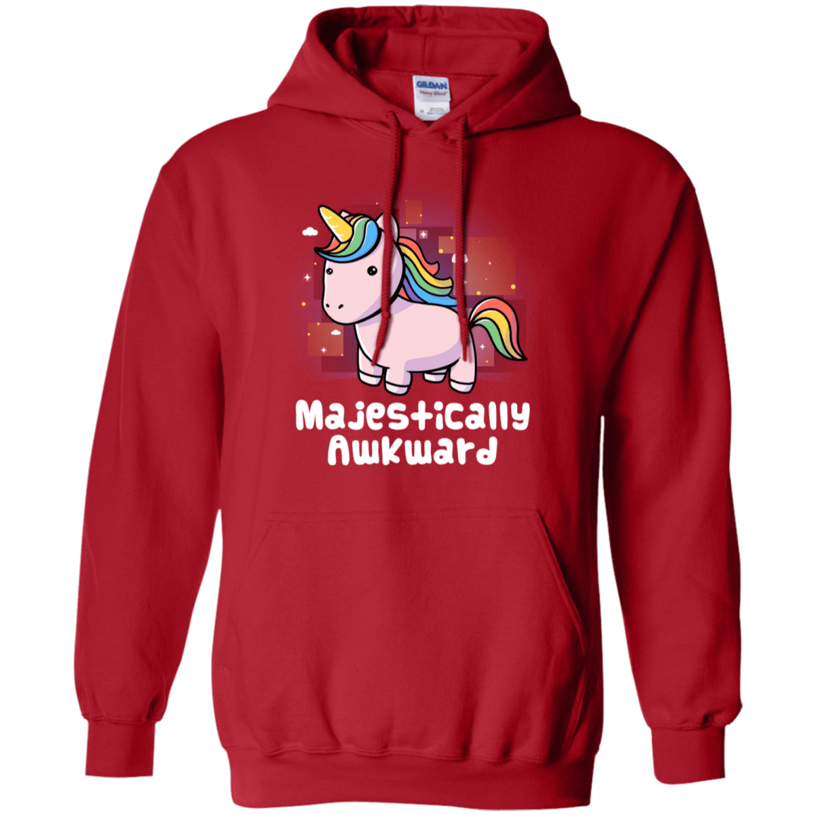 Sweatshirts Red / S Majestically Awkward Pullover Hoodie