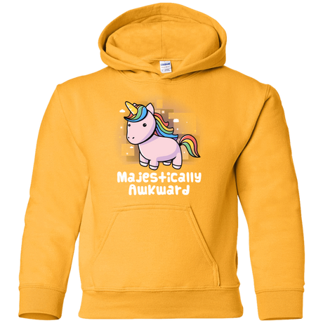 Sweatshirts Gold / YS Majestically Awkward Youth Hoodie