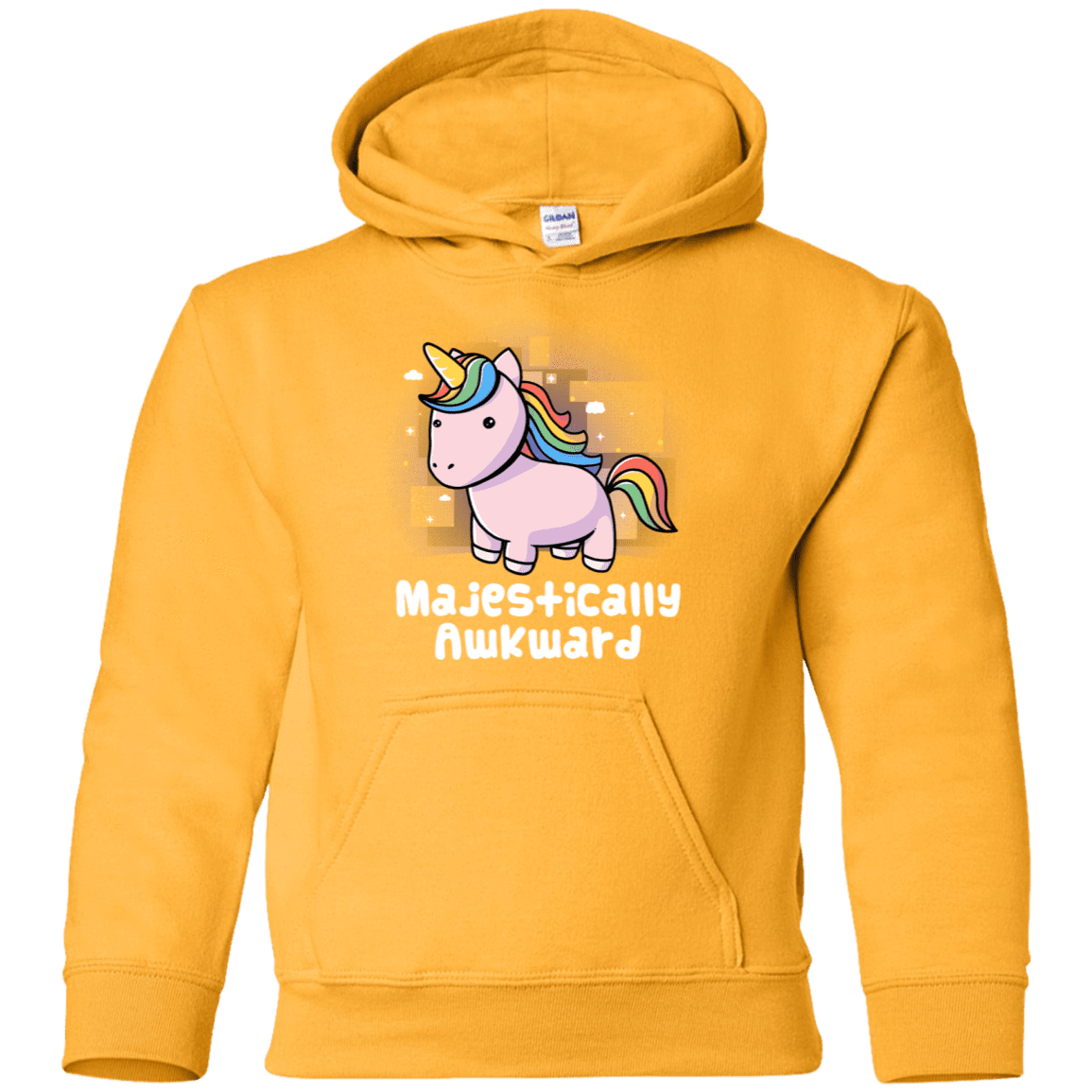 Sweatshirts Gold / YS Majestically Awkward Youth Hoodie