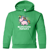 Sweatshirts Irish Green / YS Majestically Awkward Youth Hoodie