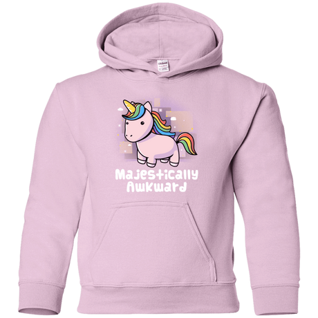 Sweatshirts Light Pink / YS Majestically Awkward Youth Hoodie