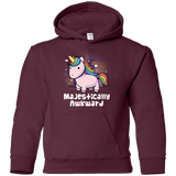 Sweatshirts Maroon / YS Majestically Awkward Youth Hoodie