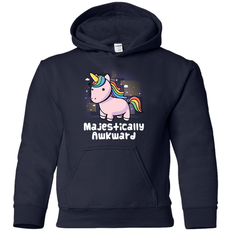 Sweatshirts Navy / YS Majestically Awkward Youth Hoodie