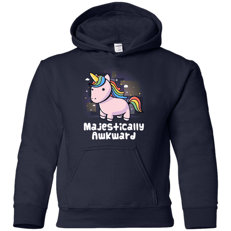 Sweatshirts Navy / YS Majestically Awkward Youth Hoodie