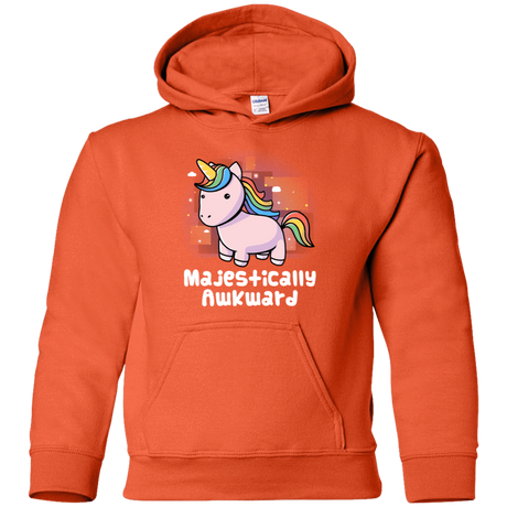 Sweatshirts Orange / YS Majestically Awkward Youth Hoodie