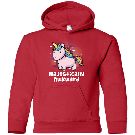 Sweatshirts Red / YS Majestically Awkward Youth Hoodie