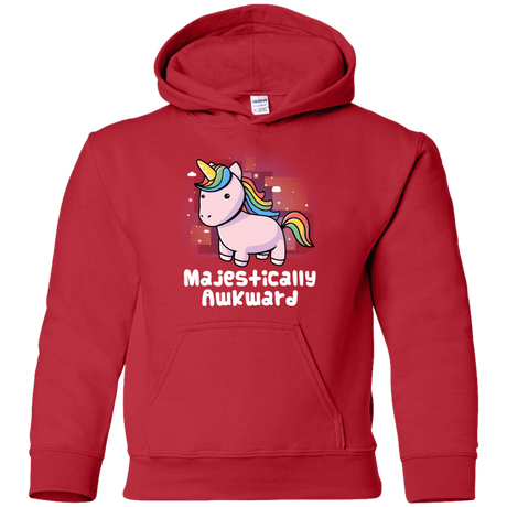 Sweatshirts Red / YS Majestically Awkward Youth Hoodie