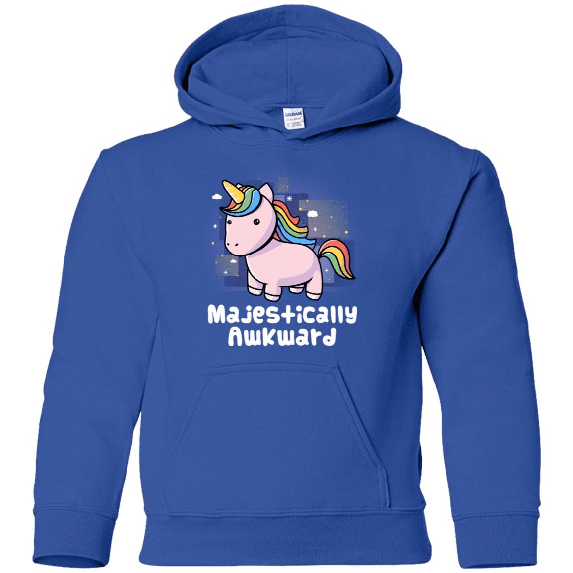 Sweatshirts Royal / YS Majestically Awkward Youth Hoodie