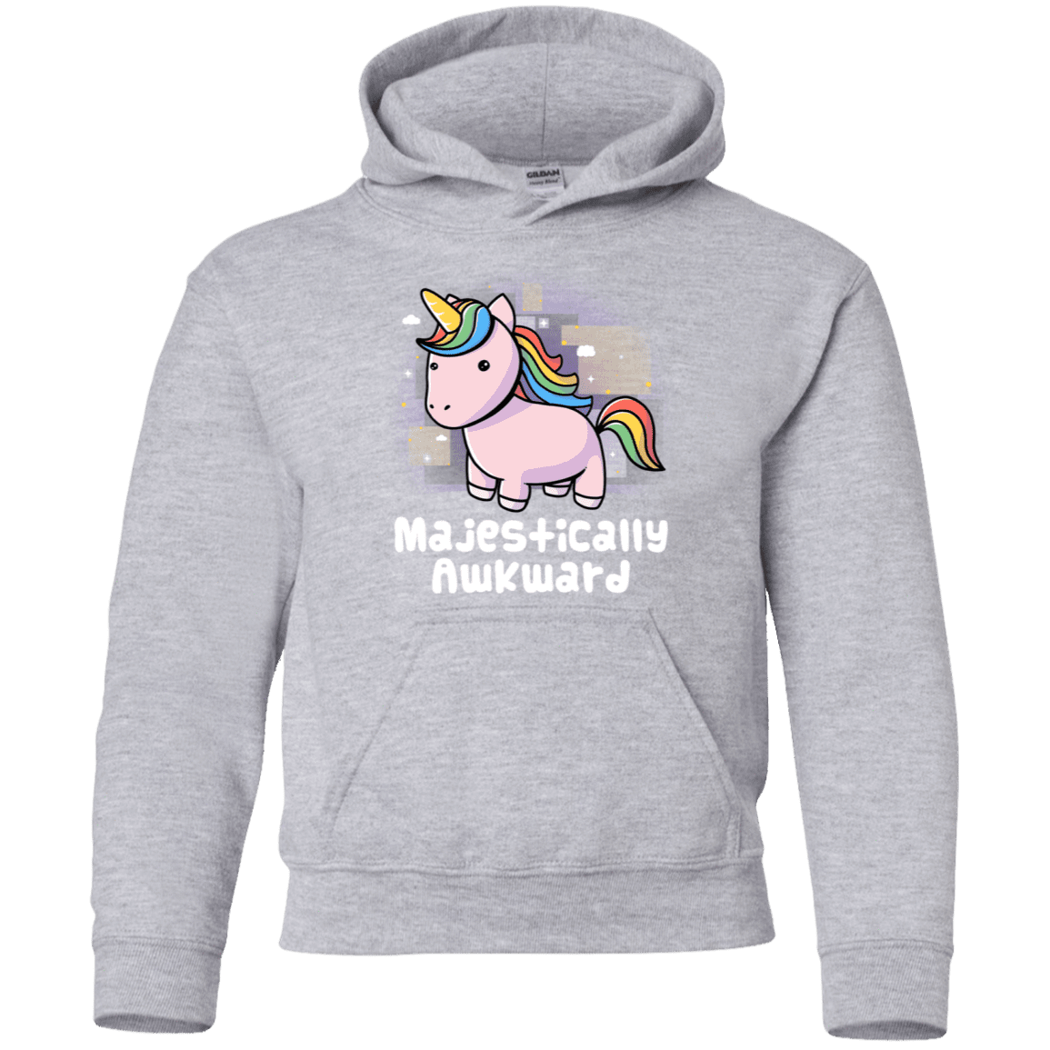 Sweatshirts Sport Grey / YS Majestically Awkward Youth Hoodie