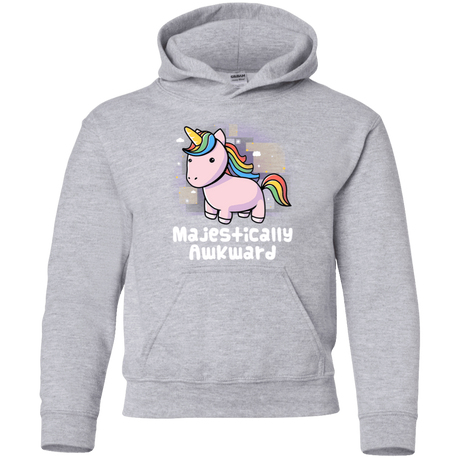 Sweatshirts Sport Grey / YS Majestically Awkward Youth Hoodie