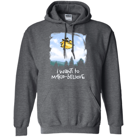 Sweatshirts Dark Heather / S Make Believe Pullover Hoodie