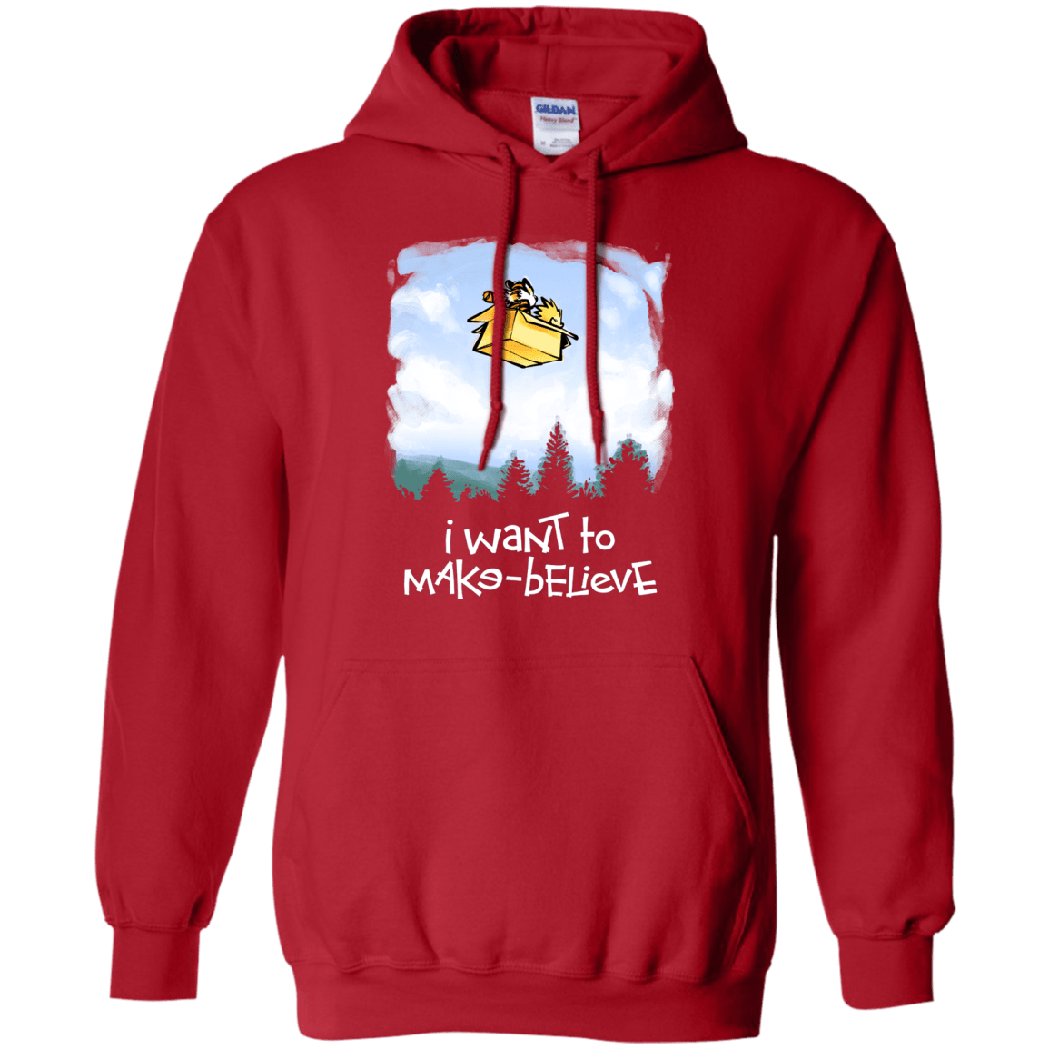 Sweatshirts Red / S Make Believe Pullover Hoodie