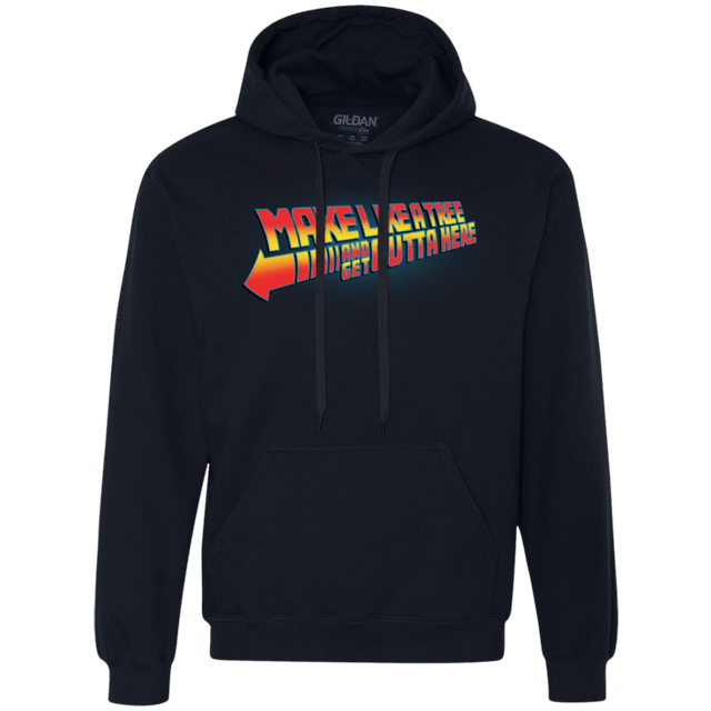 Sweatshirts Navy / Small Make Like A Tree Premium Fleece Hoodie
