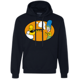 Sweatshirts Navy / Small Make Up Gun Premium Fleece Hoodie