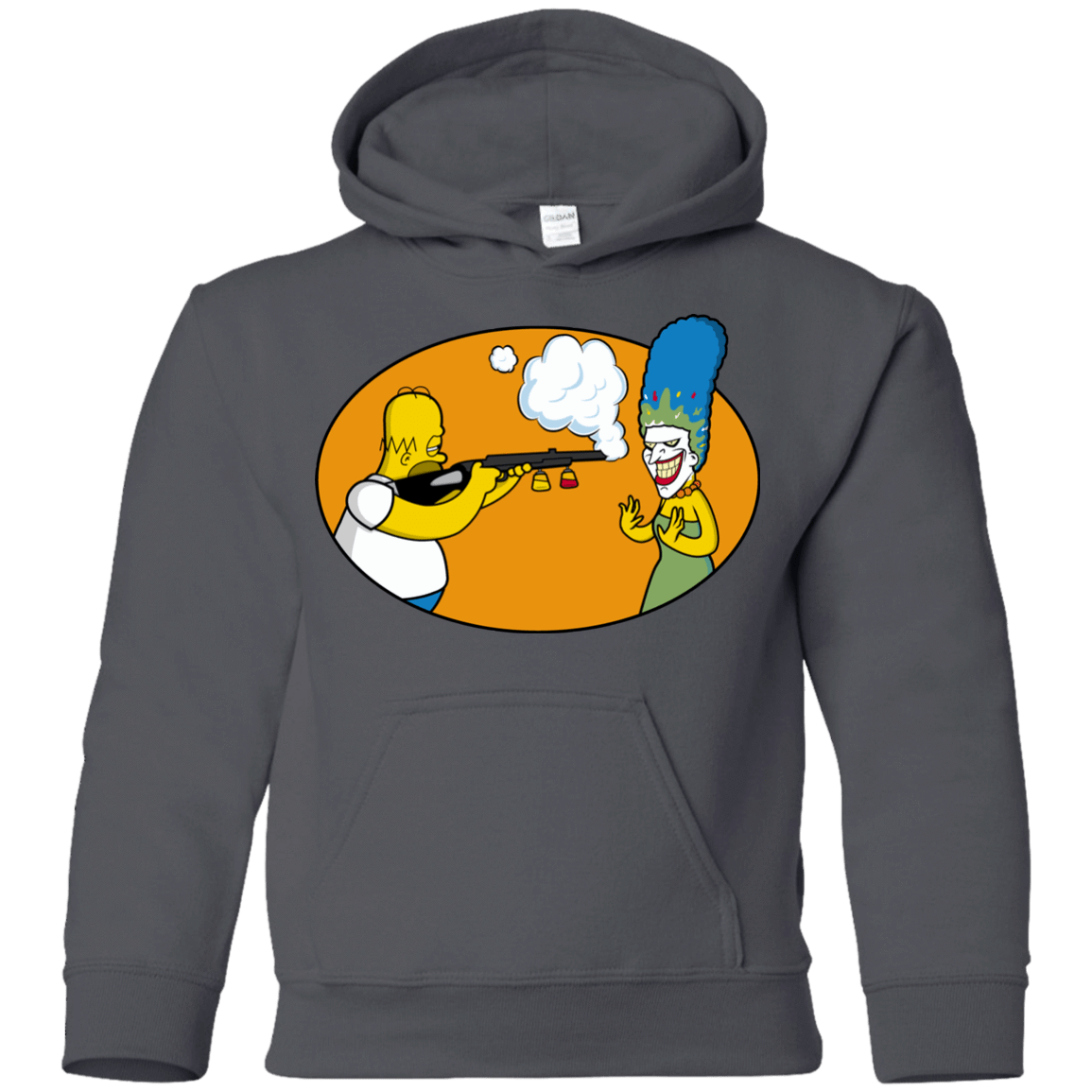 Sweatshirts Charcoal / YS Make Up Gun Youth Hoodie