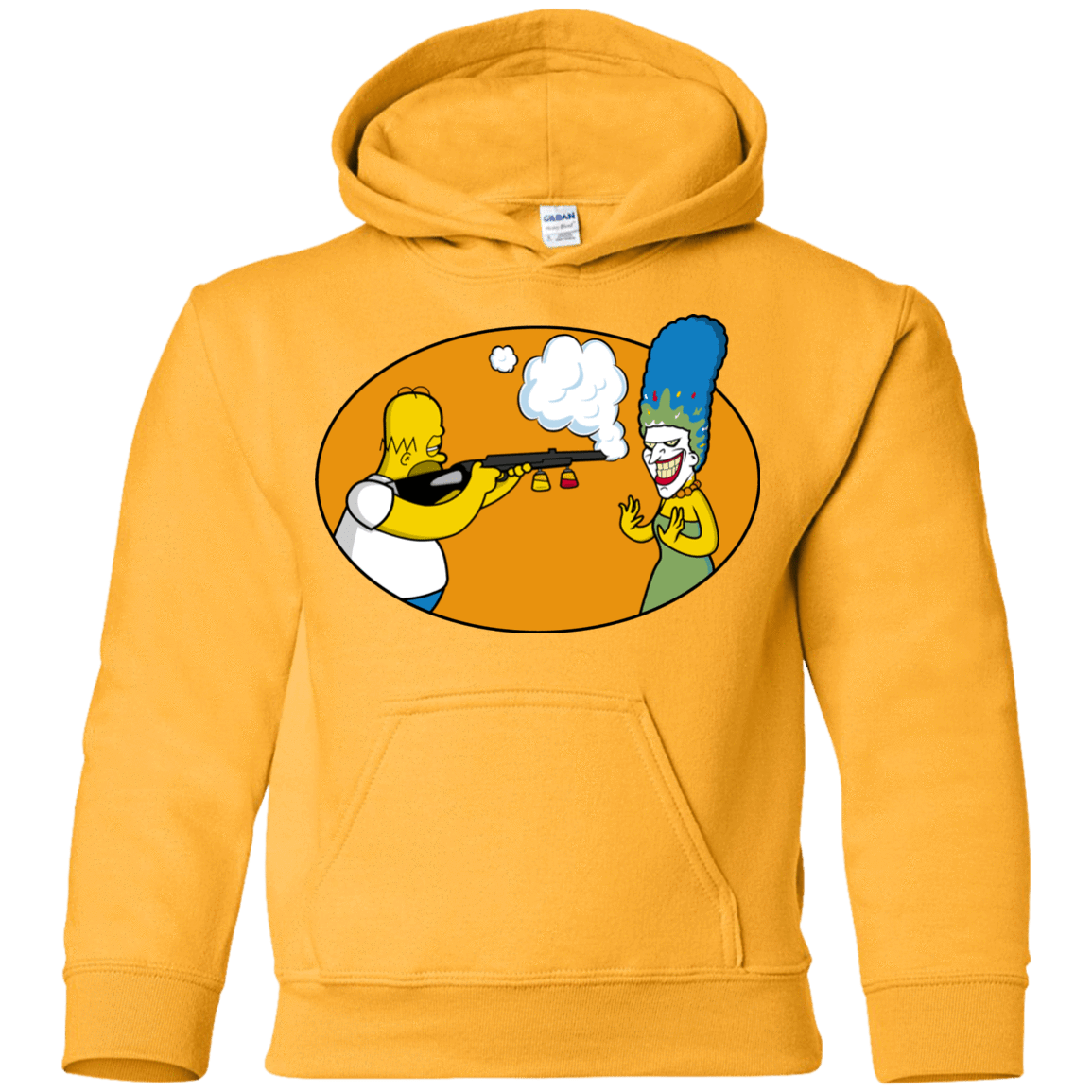 Sweatshirts Gold / YS Make Up Gun Youth Hoodie