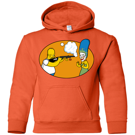 Sweatshirts Orange / YS Make Up Gun Youth Hoodie