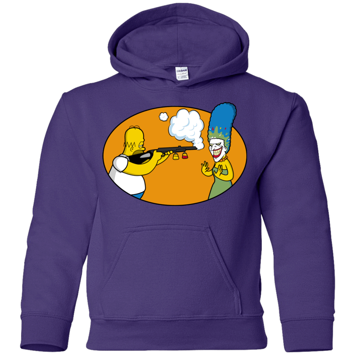 Sweatshirts Purple / YS Make Up Gun Youth Hoodie