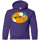Sweatshirts Purple / YS Make Up Gun Youth Hoodie