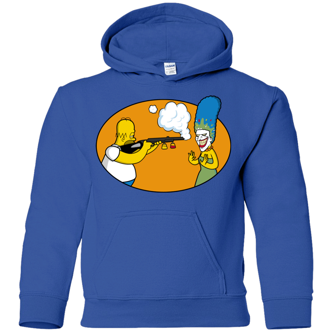 Sweatshirts Royal / YS Make Up Gun Youth Hoodie