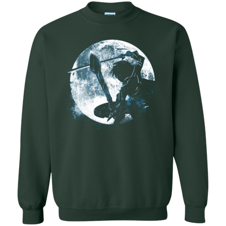 Sweatshirts Forest Green / Small Male Gamer Moon Crewneck Sweatshirt