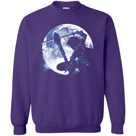 Sweatshirts Purple / Small Male Gamer Moon Crewneck Sweatshirt