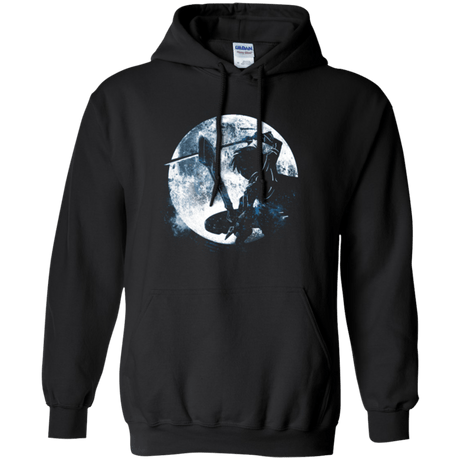 Sweatshirts Black / Small Male Gamer Moon Pullover Hoodie