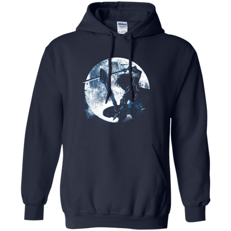 Sweatshirts Navy / Small Male Gamer Moon Pullover Hoodie