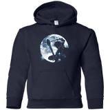 Sweatshirts Navy / YS Male Gamer Moon Youth Hoodie