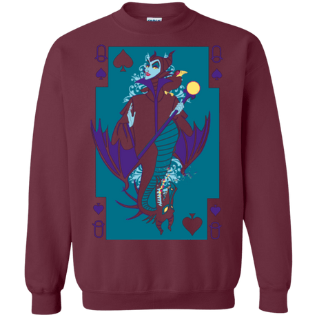 Sweatshirts Maroon / Small Maleficard Crewneck Sweatshirt