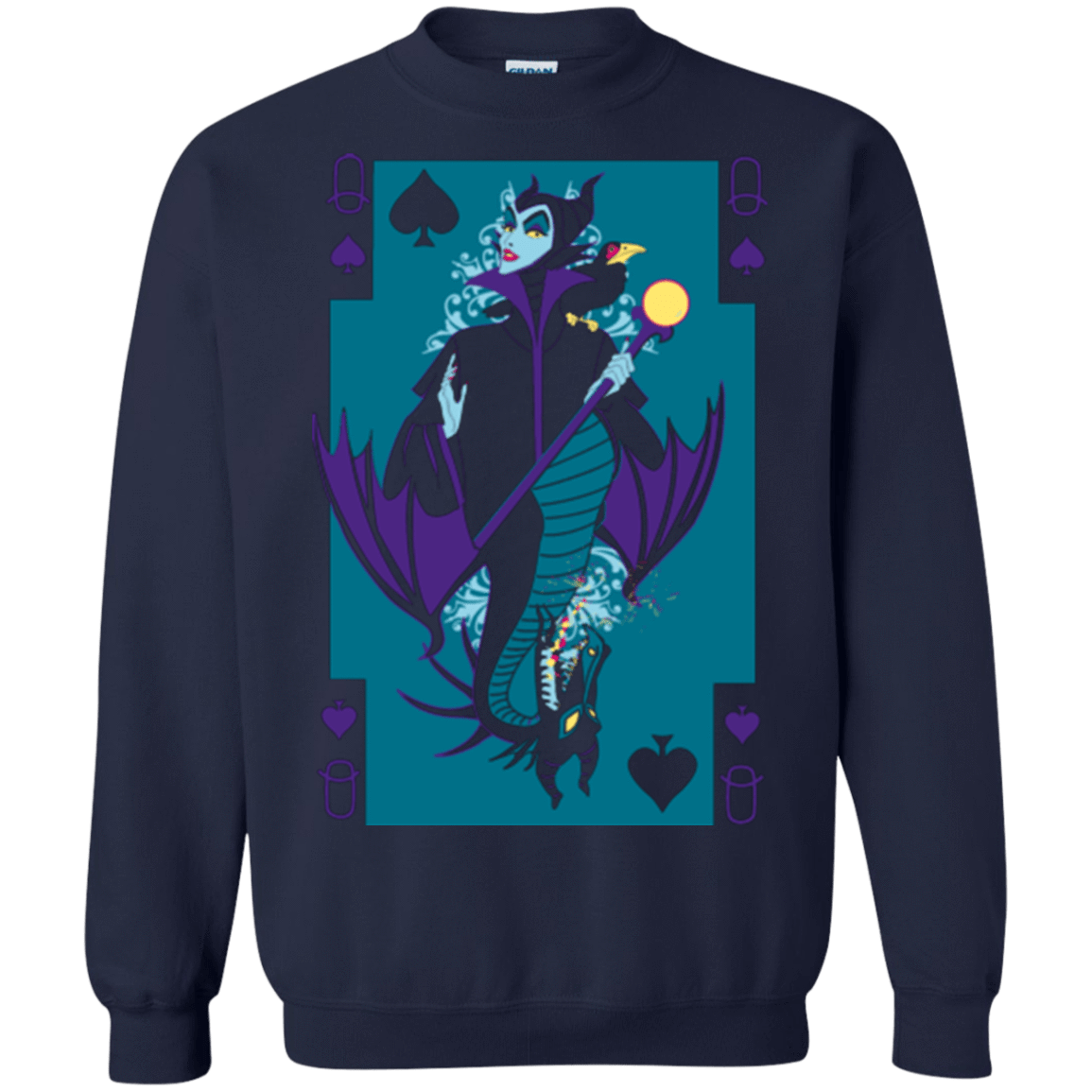 Sweatshirts Navy / Small Maleficard Crewneck Sweatshirt