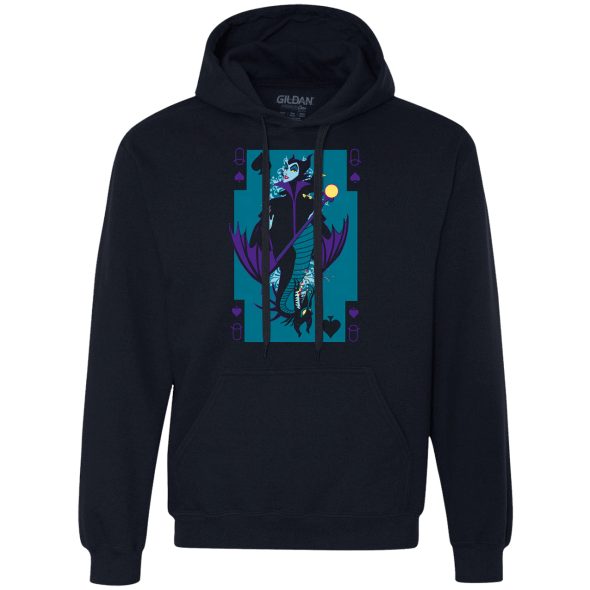 Sweatshirts Navy / Small Maleficard Premium Fleece Hoodie