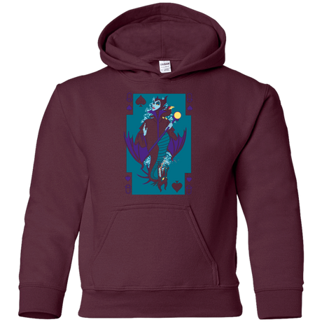 Sweatshirts Maroon / YS Maleficard Youth Hoodie