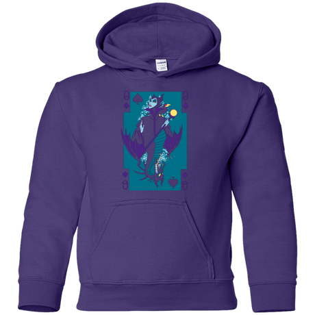 Sweatshirts Purple / YS Maleficard Youth Hoodie