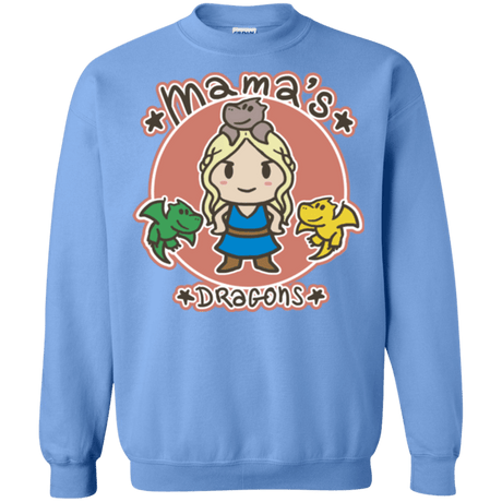 Sweatshirts Carolina Blue / Small Mamas Dragons Crewneck Sweatshirt